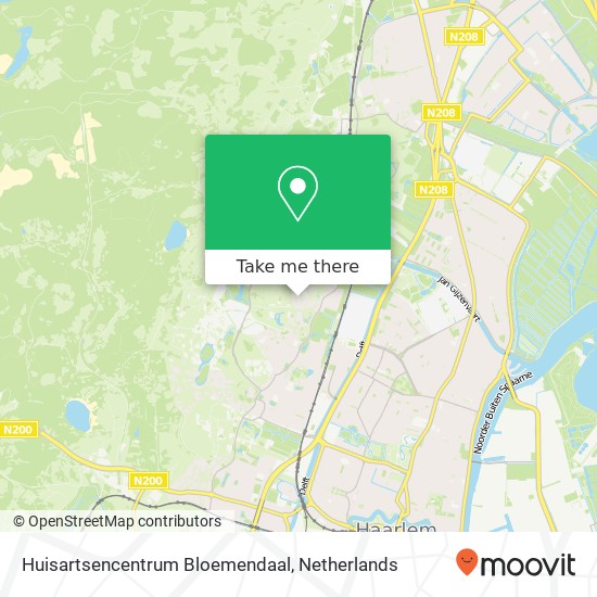 Huisartsencentrum Bloemendaal map