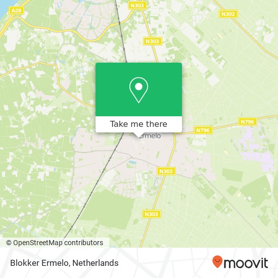 Blokker Ermelo map