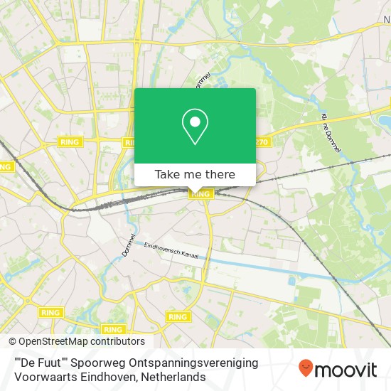 ""De Fuut"" Spoorweg Ontspanningsvereniging Voorwaarts Eindhoven map