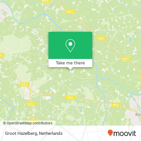 Groot Hazelberg map