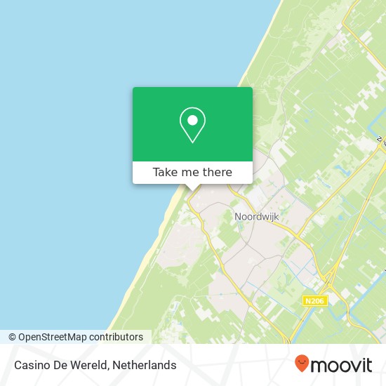 Casino De Wereld map