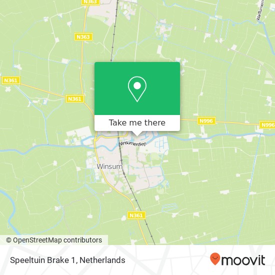 Speeltuin Brake 1 map