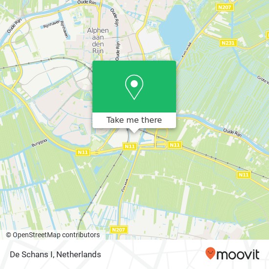 De Schans I map