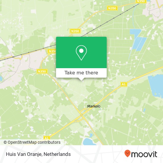 Huis Van Oranje map