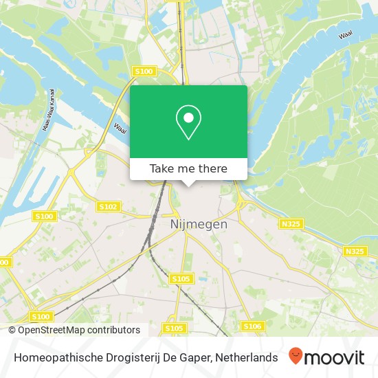 Homeopathische Drogisterij De Gaper map