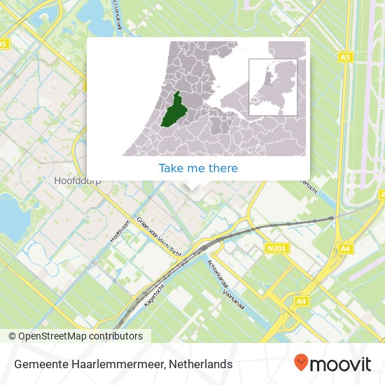 Gemeente Haarlemmermeer Karte