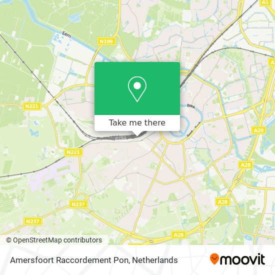 Amersfoort Raccordement Pon map