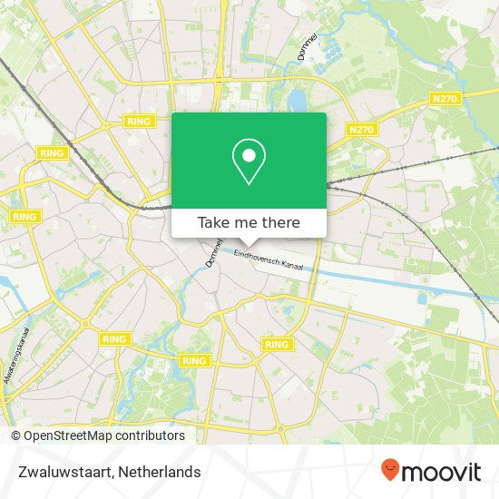 Zwaluwstaart map