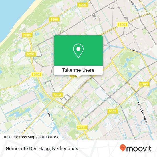 Gemeente Den Haag map