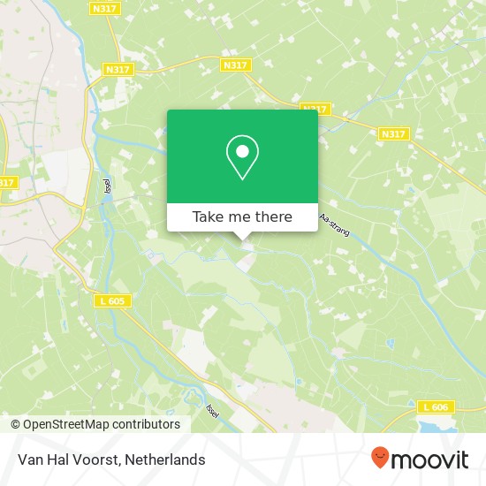 Van Hal Voorst map