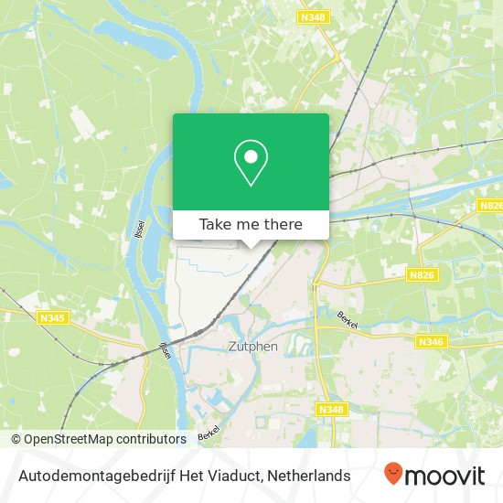 Autodemontagebedrijf Het Viaduct map