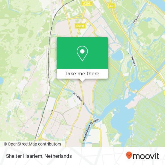 Shelter Haarlem map