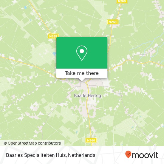 Baarles Specialiteiten Huis map