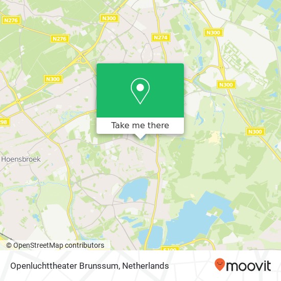 Openluchttheater Brunssum map