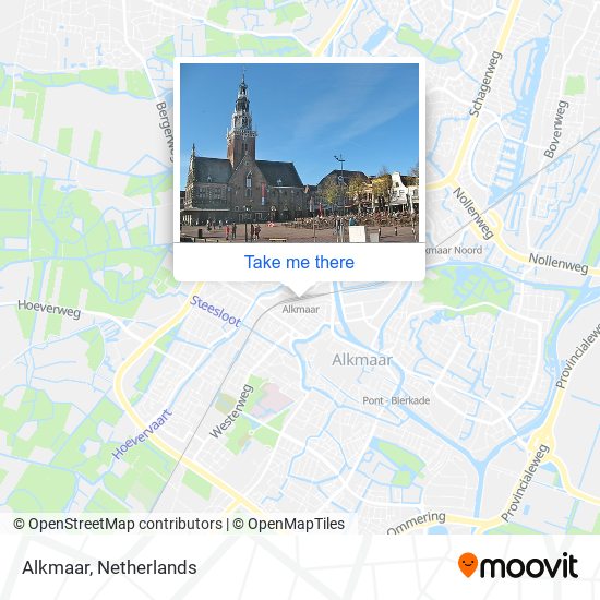 Rijp ondergronds Ondenkbaar How to get to Alkmaar by Bus, Train, Metro, Light Rail or Ferry?