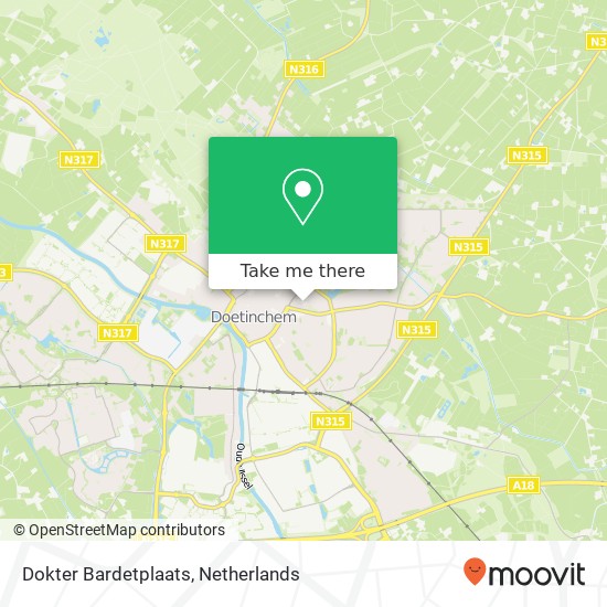 Dokter Bardetplaats map