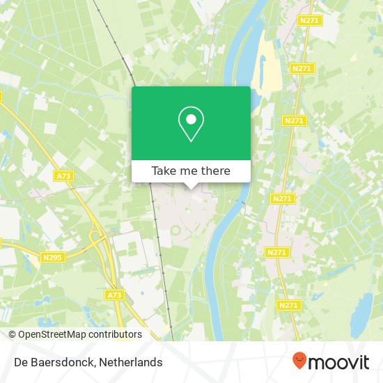 De Baersdonck map