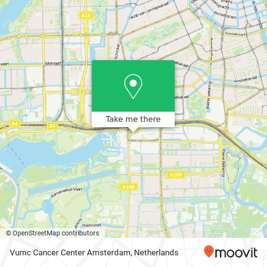 Vumc Cancer Center Amsterdam map