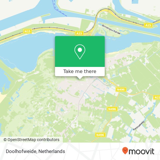 Doolhofweide map