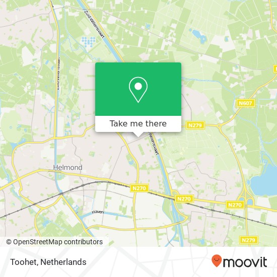 Toohet map