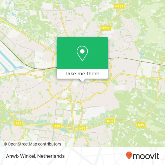 Anwb Winkel map