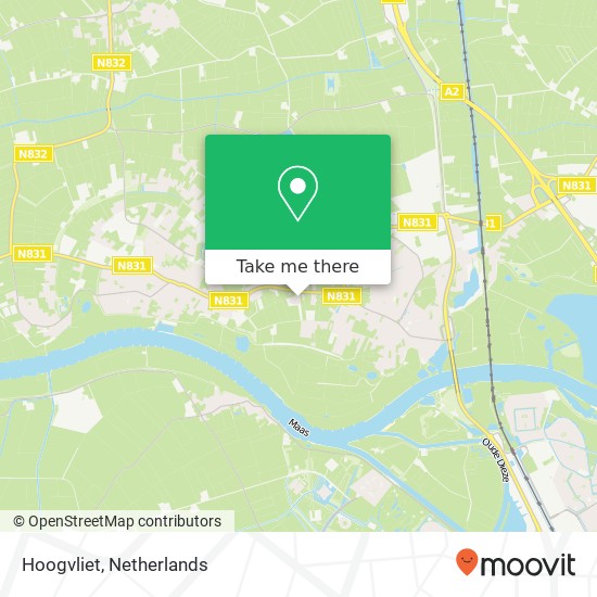 Hoogvliet map