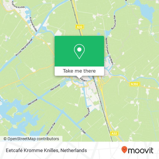 Eetcafé Kromme Knilles map