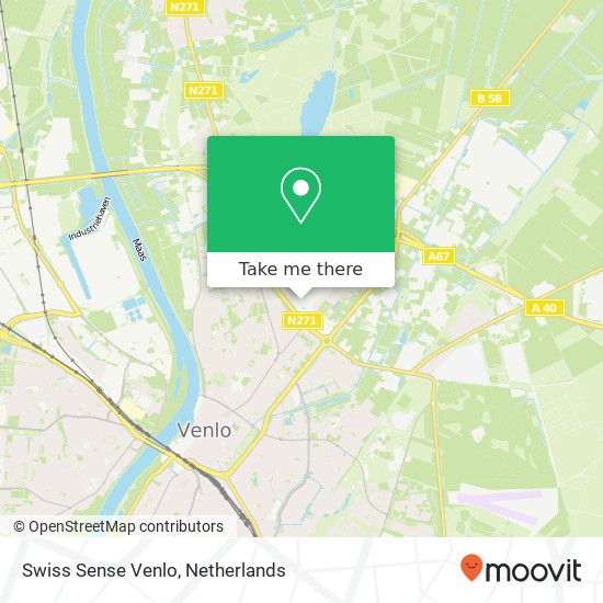 Swiss Sense Venlo map