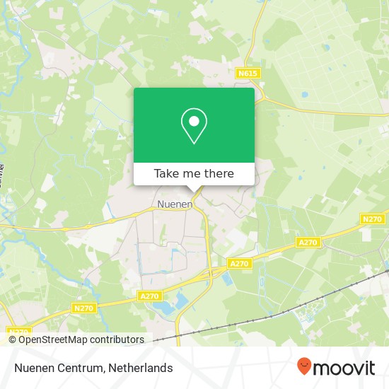 Nuenen Centrum Karte