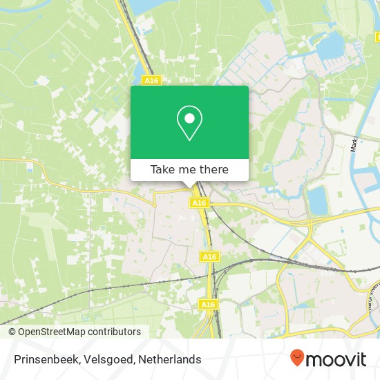 Prinsenbeek, Velsgoed map