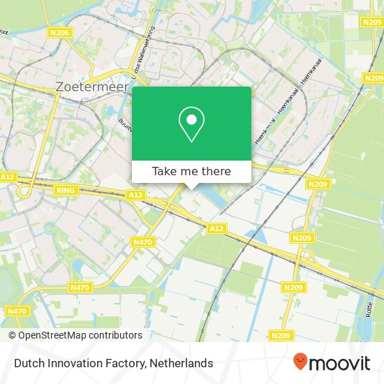 Dutch Innovation Factory Karte