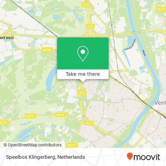 Speelbos Klingerberg map