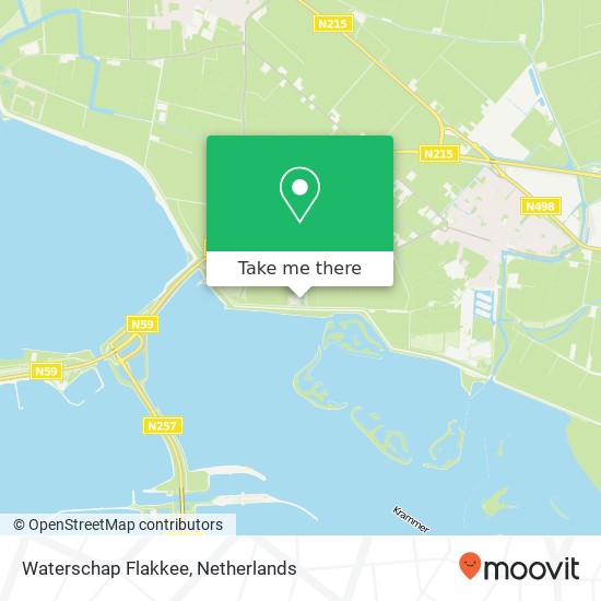 Waterschap Flakkee map