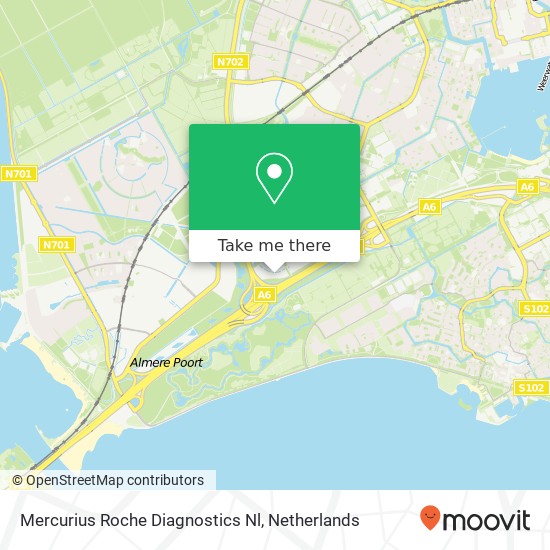 Mercurius Roche Diagnostics Nl map