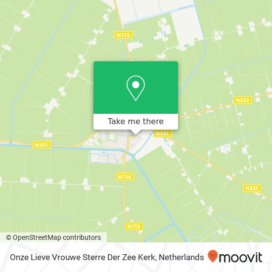 Onze Lieve Vrouwe Sterre Der Zee Kerk map