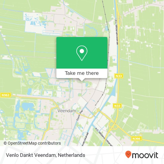 Venlo Dankt Veendam map