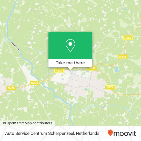 Auto Service Centrum Scherpenzeel map