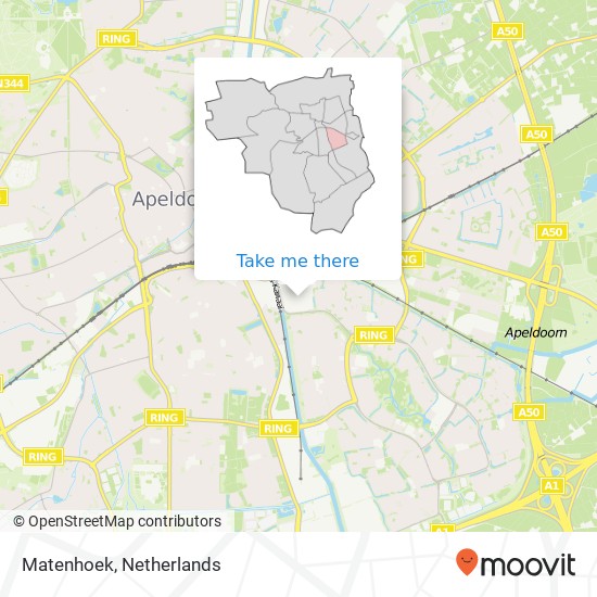 Matenhoek map