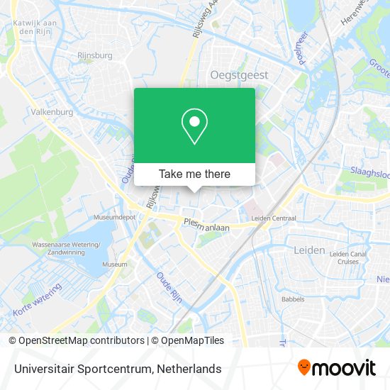 Universitair Sportcentrum map