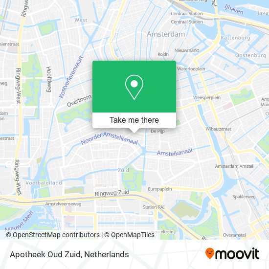 Apotheek Oud Zuid map