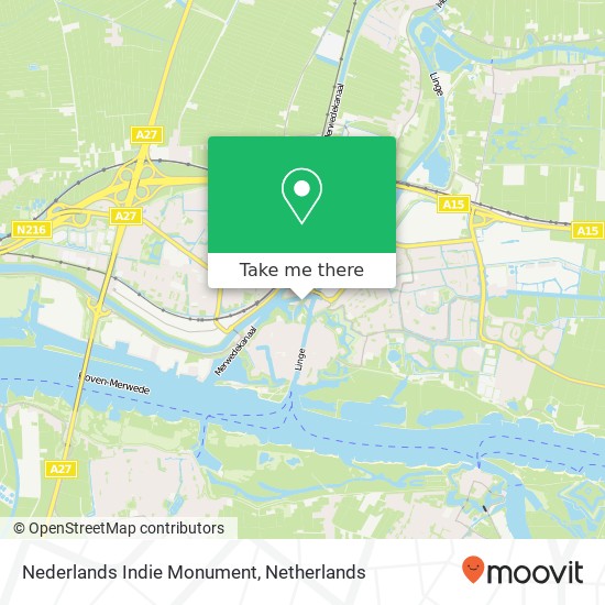 Nederlands Indie Monument map