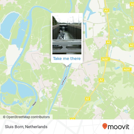 Sluis Born map