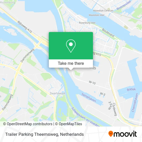 Trailer Parking Theemsweg map