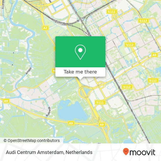 Audi Centrum Amsterdam Karte