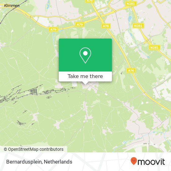 Bernardusplein map