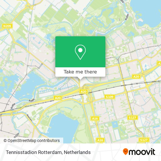 Tennisstadion Rotterdam map