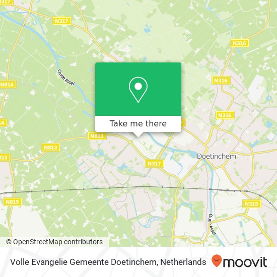 Volle Evangelie Gemeente Doetinchem map