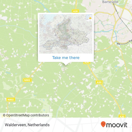 Walderveen map