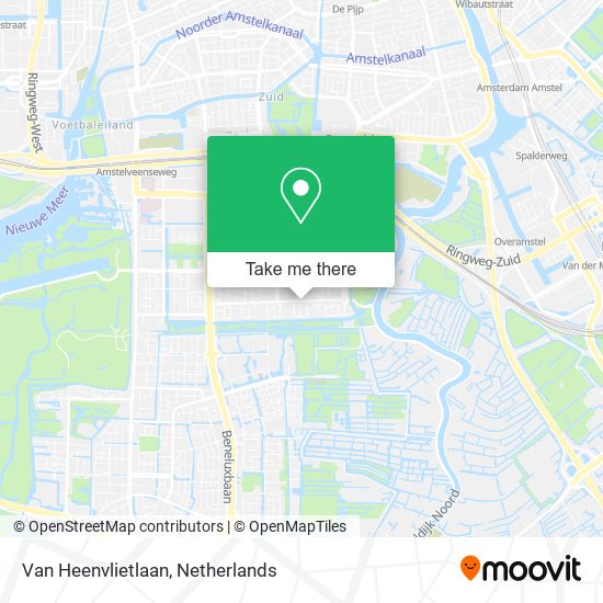 Van Heenvlietlaan map