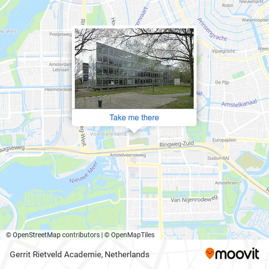 Gerrit Rietveld Academie Karte